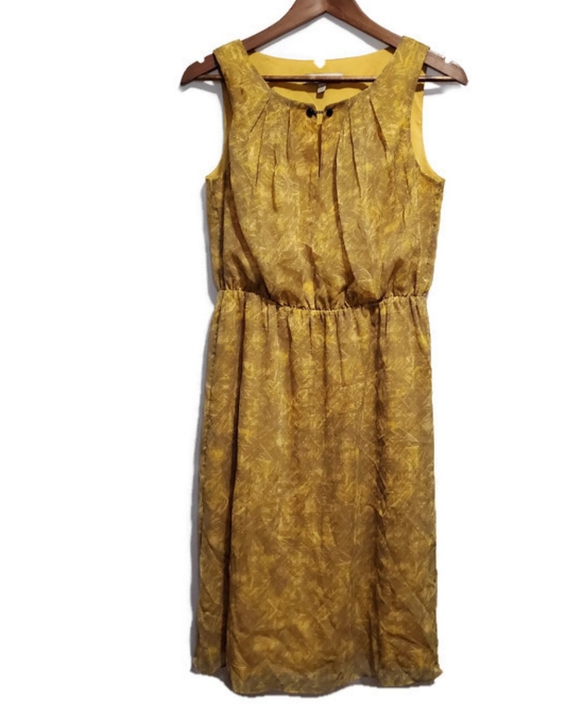 Banana Republic Heritage Yellow Slip Dress 4